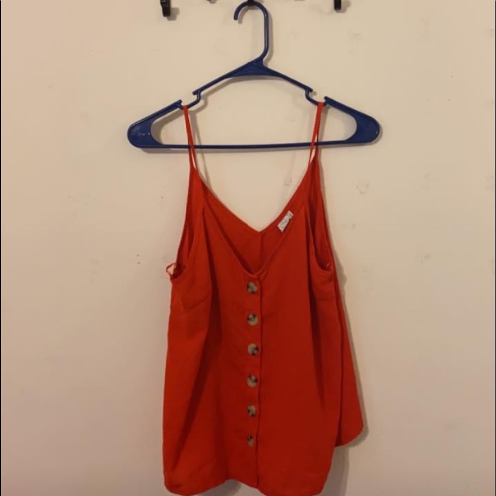 Red tank top